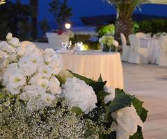 Villa Torre Rossa - Allestimento floreale white