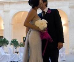 Foto del bacio degli sposi