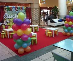 Allestimento con palloncini per eventi