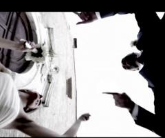 Gli sposi in un momento del video di matrimonio - Giacomo Cagnetti Regista