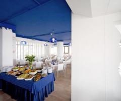 Buffet di matrimonio di mare