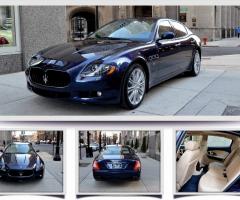 Maserati Quattroporte GTS Blu - MD-Deluxe Wedding Agency