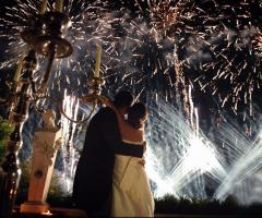 Sbruffi blinker bianco-salice bianco - Fuochi artificiali Piroarts