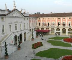 allestimento in cortile