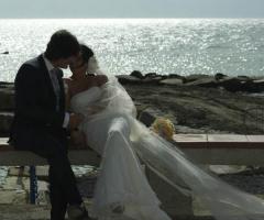 Sposi sulla panchina