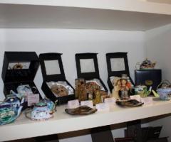 Bomboniere in cristallo e porcellana Goebel