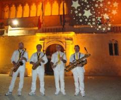 Gli Etna Sax Quartet si esibiscono ad un matrimonio