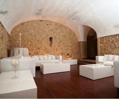 Interni lounge della location di matrimonio