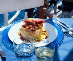 Primo piatto di pesce per le nozze