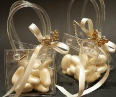 Borsetta pvc con spilla - Il Girasole