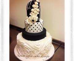 Wedding Cake bianca e nera
