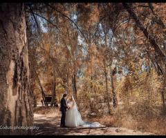 Feudo della Selva - Gli sposi nel parco della location