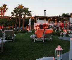 Punta Baja - Giardino e lounge per ricevimenti di matrimonio