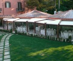 Veranda per il ricevimento di matrimonio