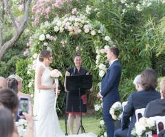 Matrimonio in giardino.
Ceremonies by Chiara