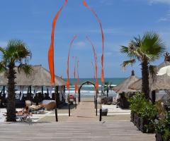 Accesso alla spiaggia dalla location