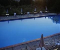 New Antica Rocca Donwivar - La  piscina al tramonto