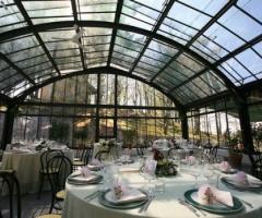 Ricevimento di matrimonio sotto il gazebo