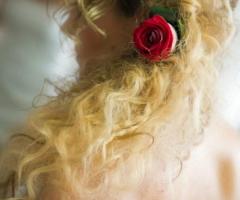 Fotografia dei preparativi della sposa