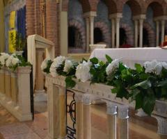 Addobbo floreale chiesa