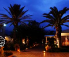 Suggestiva atmosfera serale del Florio Park Hotel