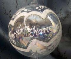 Decodaniela - Palla dipinta a mano per matrimonio