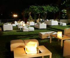 Allestimento del matrimonio di sera