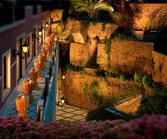 Giardino botanico della location di nozze