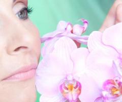 Foto della sposa durante i preparativi