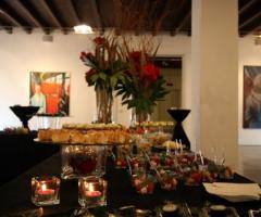 Antipasto per le nozze servito nella Sala del Cavedio