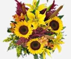 Bouquet di girasoli