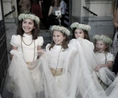 Fotografia delle damigelle al matrimonio