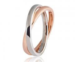 Collezione 9.0 - Modello Insieme in oro bianco e rosa