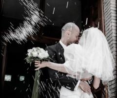 Foto del bacio degli sposi