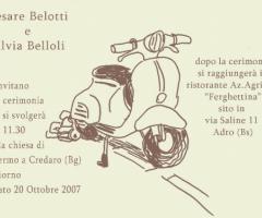 Partecipazione per le nozze