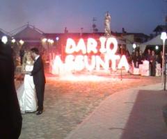 fuochi d'artificio per matrimonio: nomi sposi