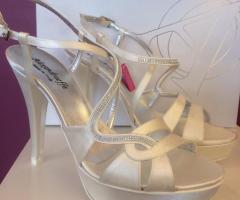 Sandalo con micro Swarosky tacco 12 - € 129