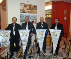 Band di quartetto di sax per l'intratteniemnto matrimonio