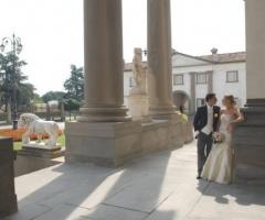 Villa Caroli Zanchi - Dettaglio del pronao della location di matrimonio