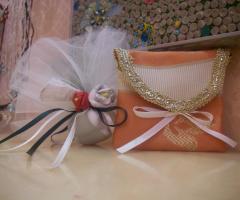 Sacchettino e bomboniera realizzati artigianalmente