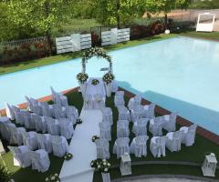 Villa ReNoir Ristorante - Il matrimonio in piscina