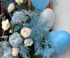 Planet Party-Fiori e palloncini in tinta