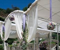 Matrimonio all'americana in giardino