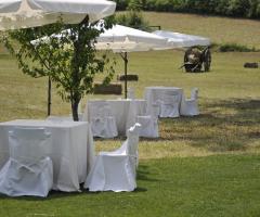 Tavoli per l'antipasto di matrimonio