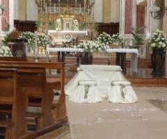 Addobbo floreale chiesa