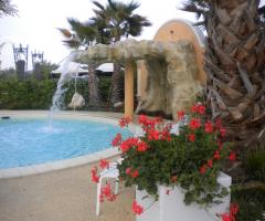 La fontana del ristorante