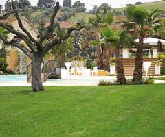 Il giardino del ristorante