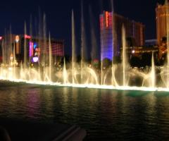 Giochi d'acqua dell'Hotel Bellagio a Las Vegas