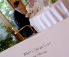 Foto degli sposi alla location di matrimonio