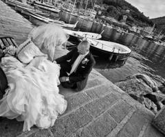 Gli sposi al porto